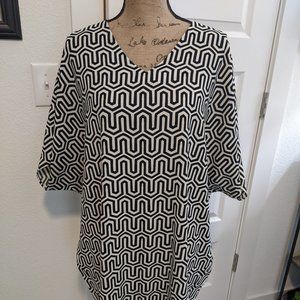 Chico's Wedge Geo Tunic Size 3